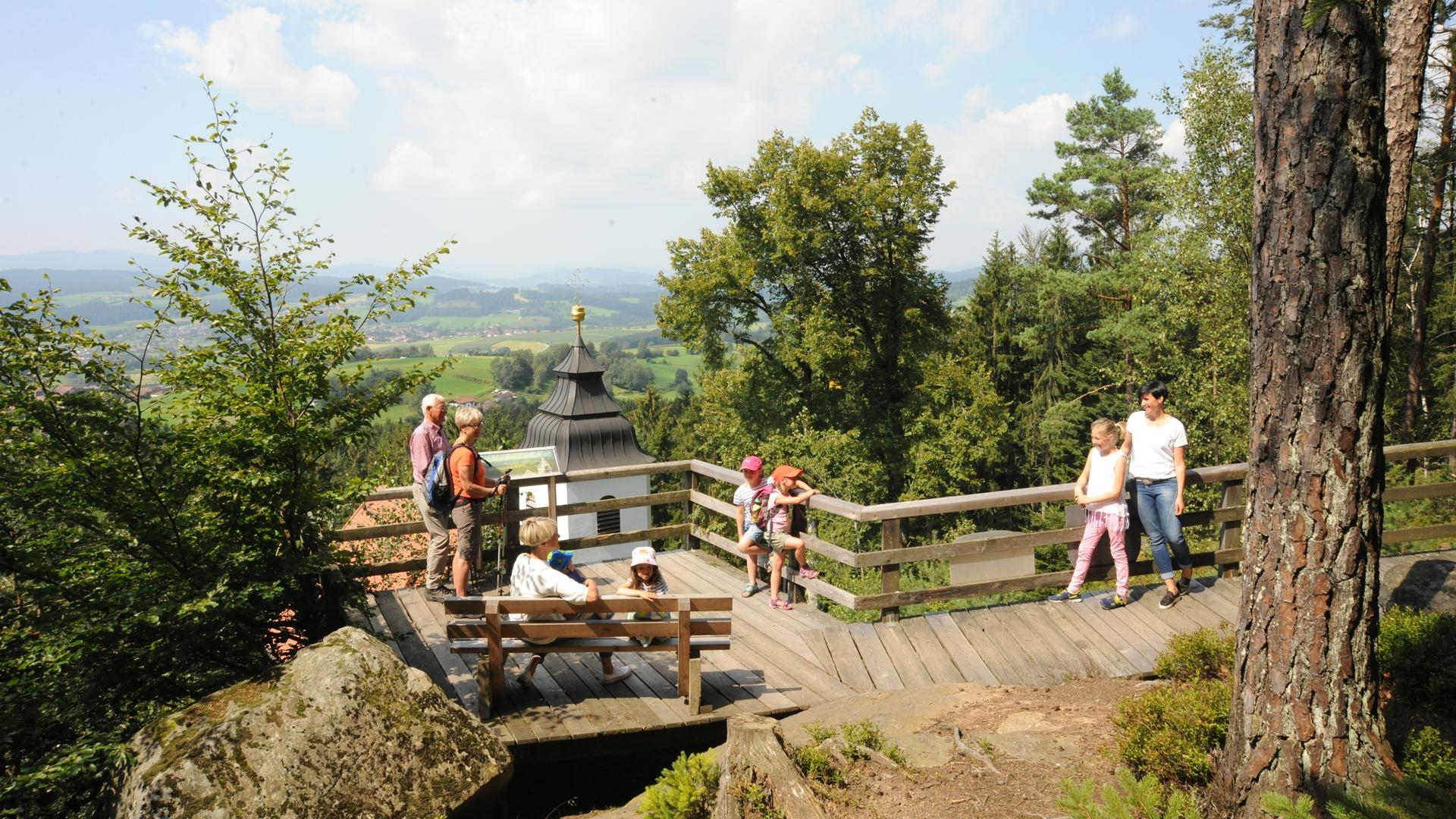Aussicht vom Frauenbründl Nahe Rinchnach