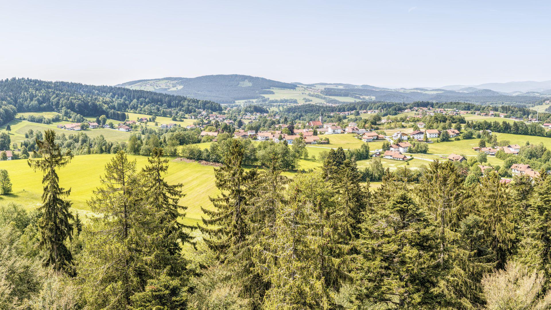 Herbstlandschaft bei Neuschönau im Bayerischen Wald