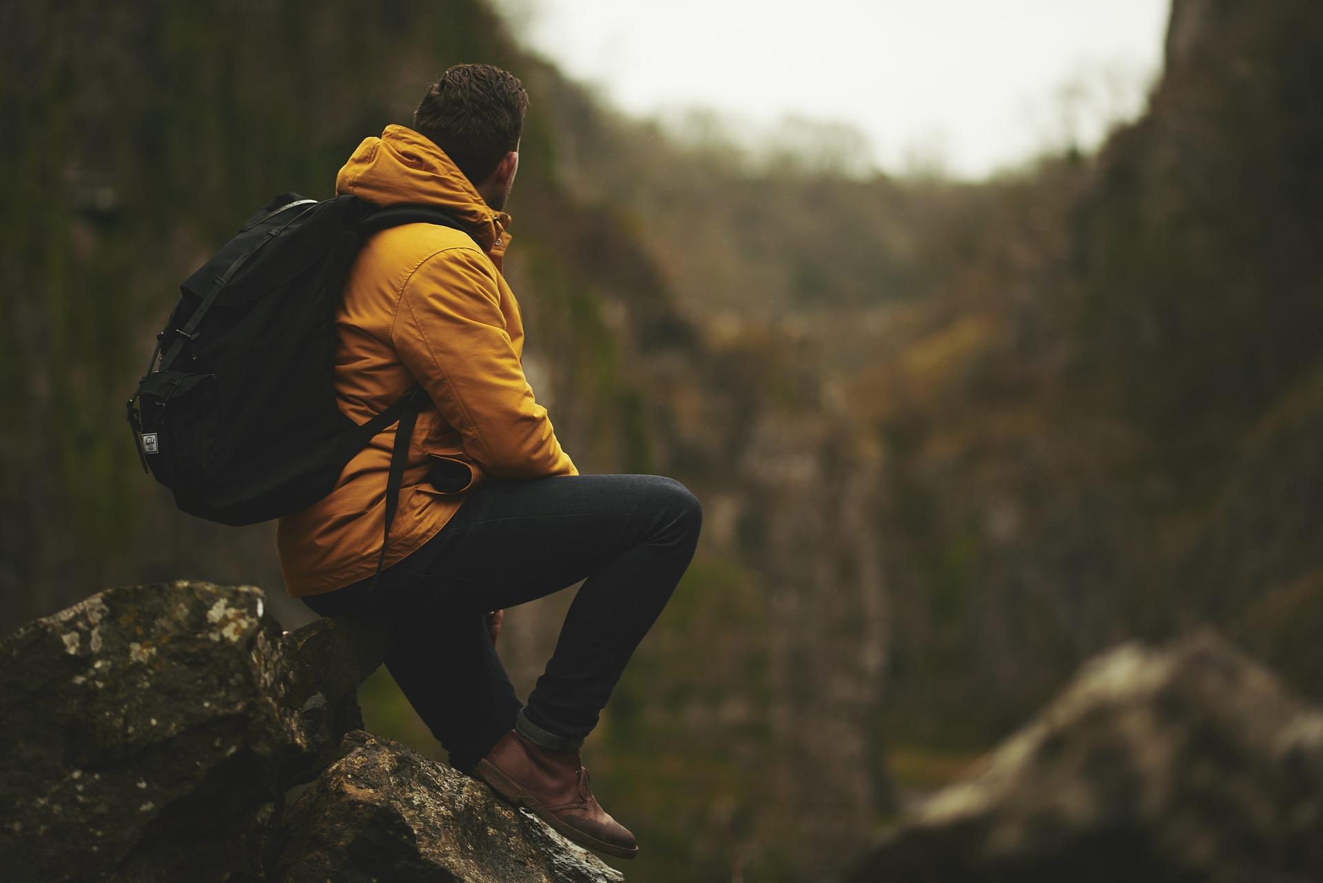 Wanderer im Bayerischen Wald