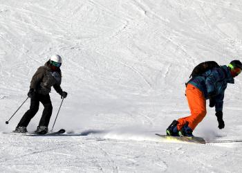 Alpin Skifahren im Bayerischen Wald