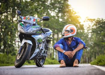Motorrad fahren im Bayerischen Wald